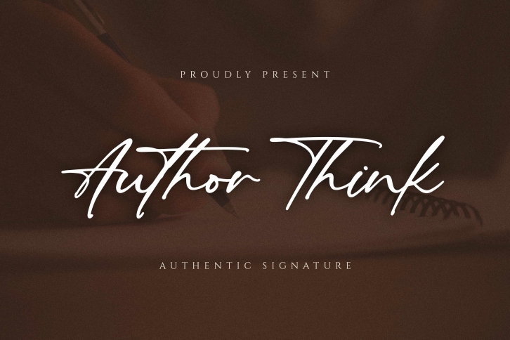 Author Think Font Download