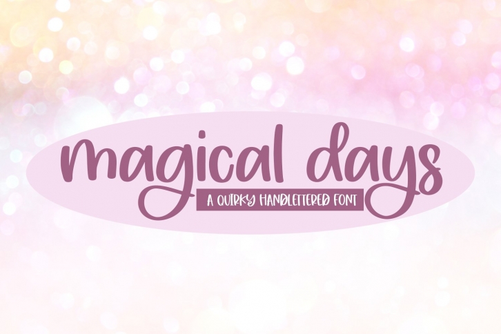 Magical Days Font Download