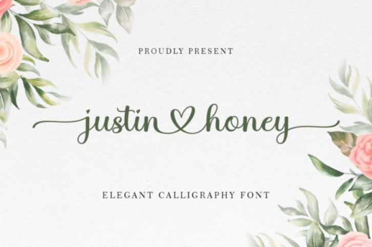 Justine Honey Font Download