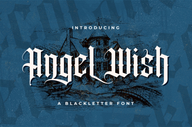 Angel Wish - Blackletter Font Font Download