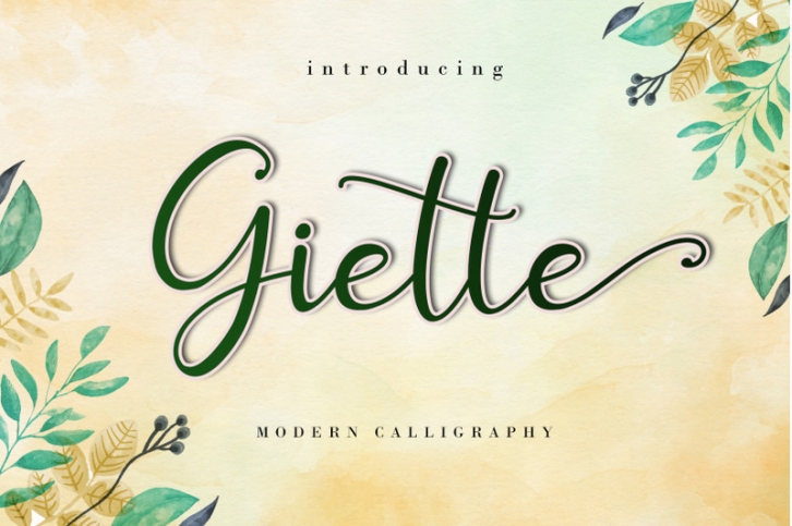 Giette Font Download