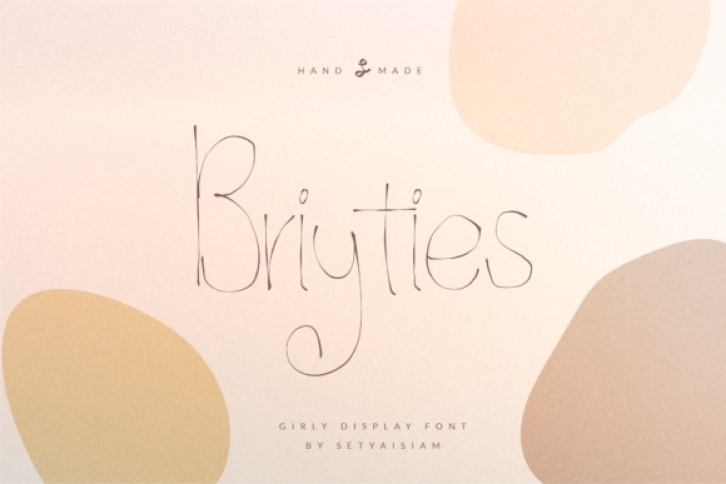 Briyties Font Download