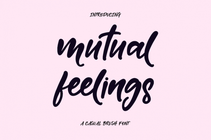 Mutual Feelings Font Font Download