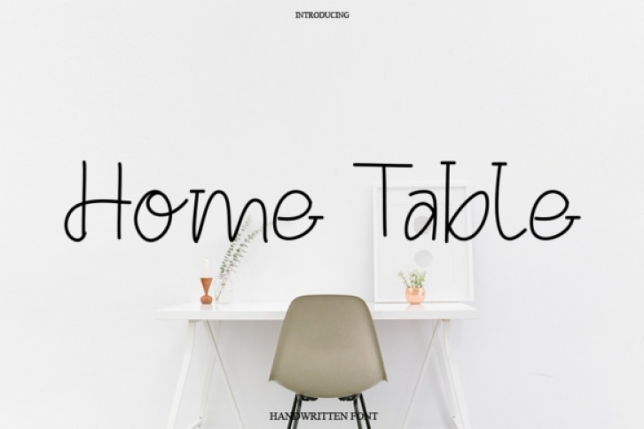 Home Table Font Download