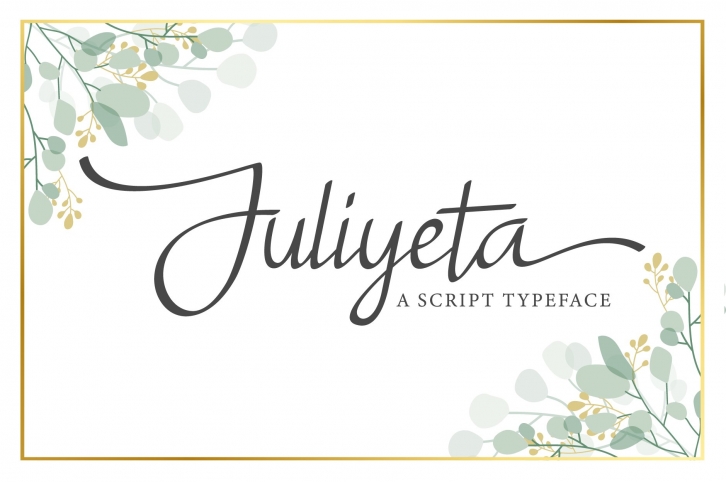 Juliyeta script Font Download