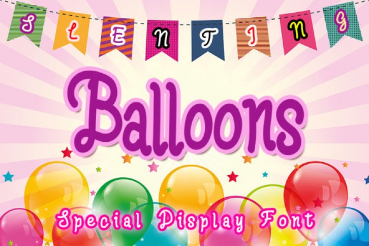 Balloons Font Download