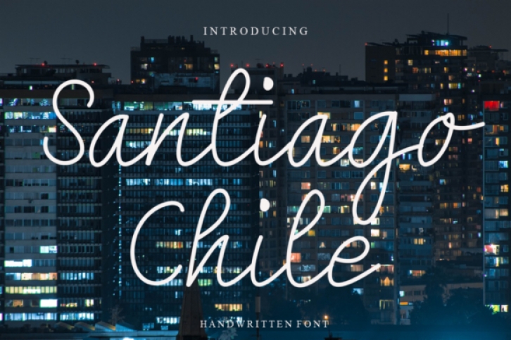 Santiago Chile Font Download