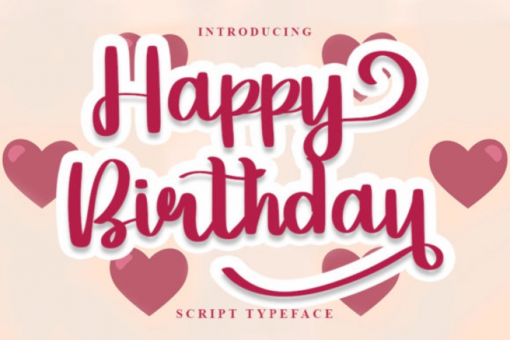 Happy Birthday Font Download