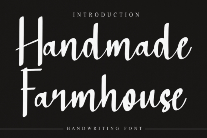 Handmade Farmhouse Font Download