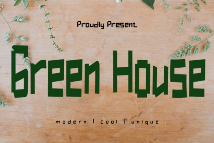 Green House Font Download