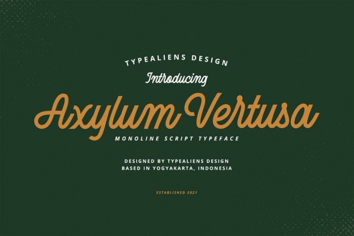 Axylum Vertusa Font Download