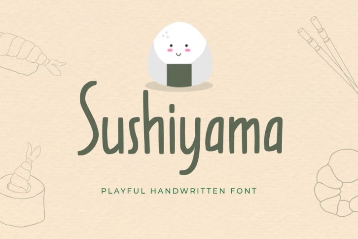 Shusiyama - Playful Handwritten Font Font Download
