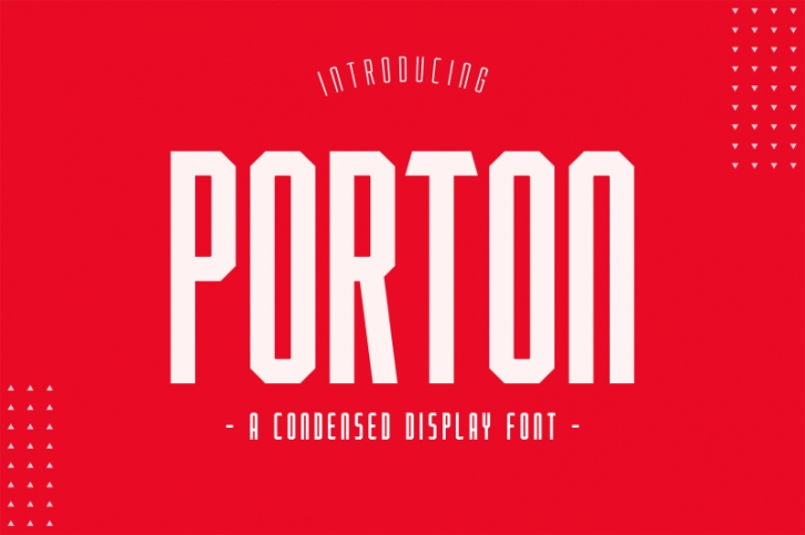 Porton Condensed Font Download
