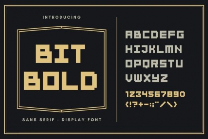 BitBold Font Download