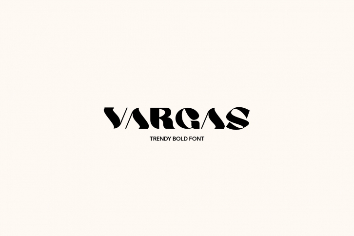 Vargas Modern Typeface Font Download
