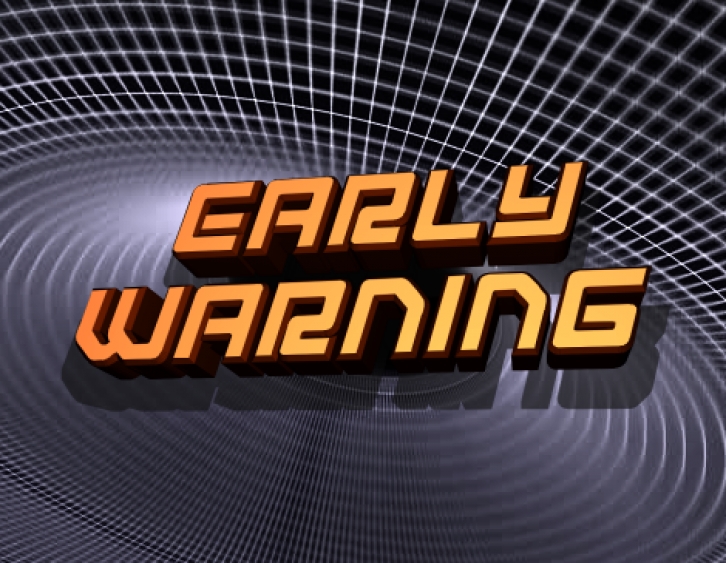 Early Warning Font Download