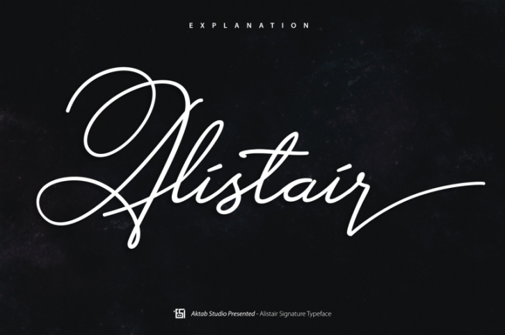 Alistair Signature Font Font Download