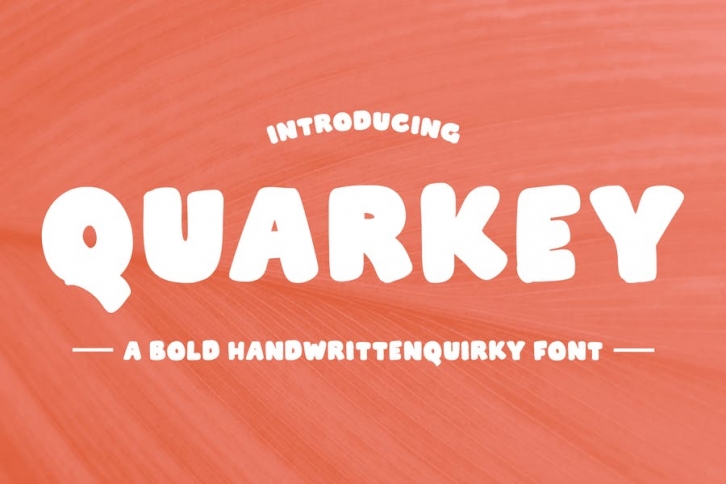Quarkey - Handwritten Quirky Font Download