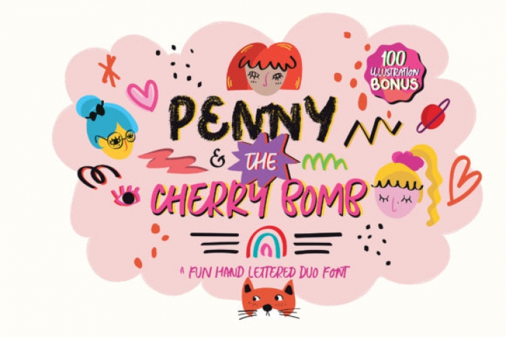 Penny  the Cherry Bomb Font Download