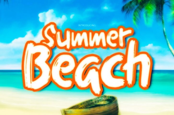 Summer Beach Font Download
