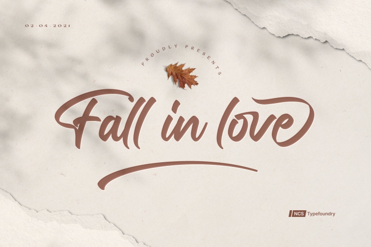 Fall in love Font Download