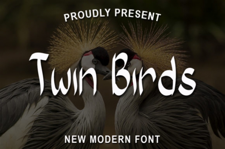 Twin Birds Font Download