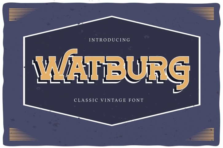 Watburg | Classic Vintage Font Font Download