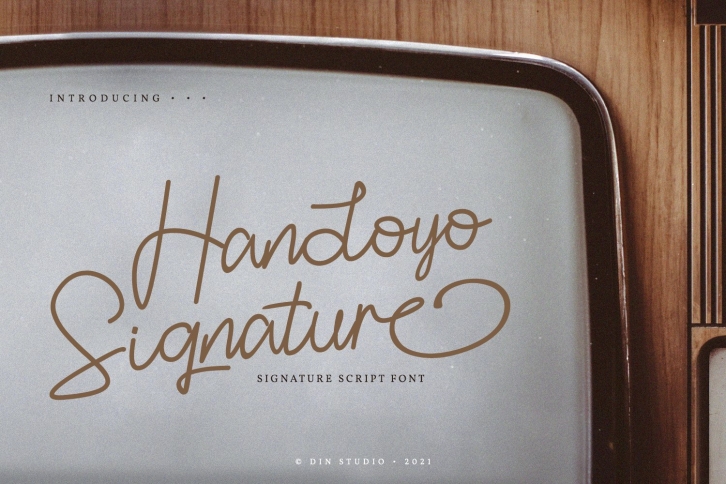 Handoyo Signature Font Download