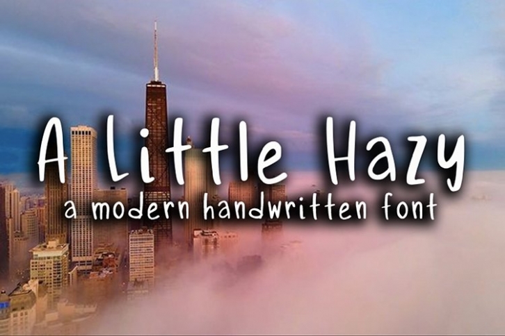A Little Hazy Font Download