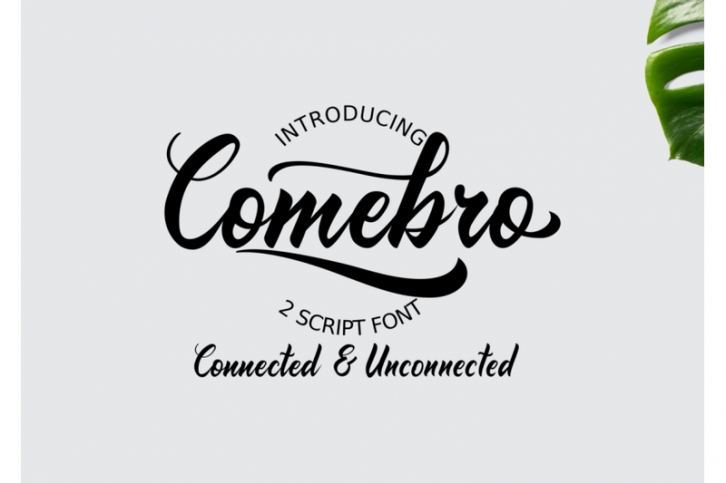 Comebro Font Download