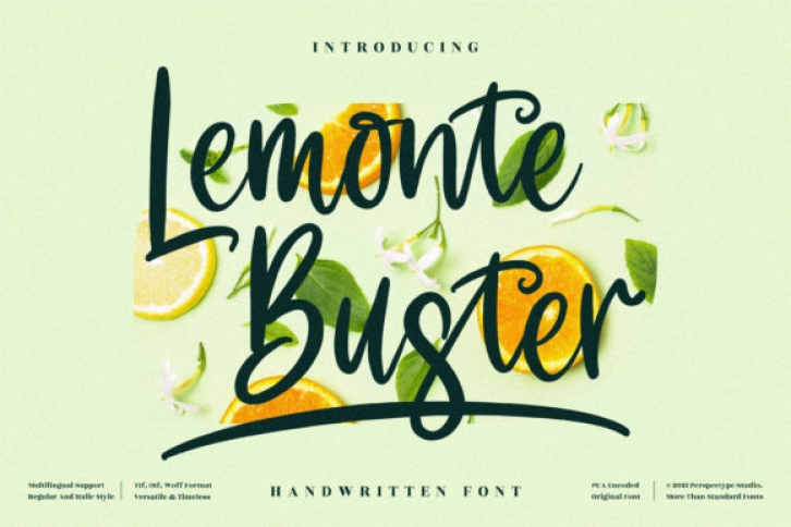 Lemonte Buster Font Download