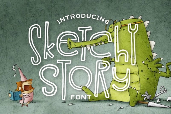 Sketchy Story Font Font Download