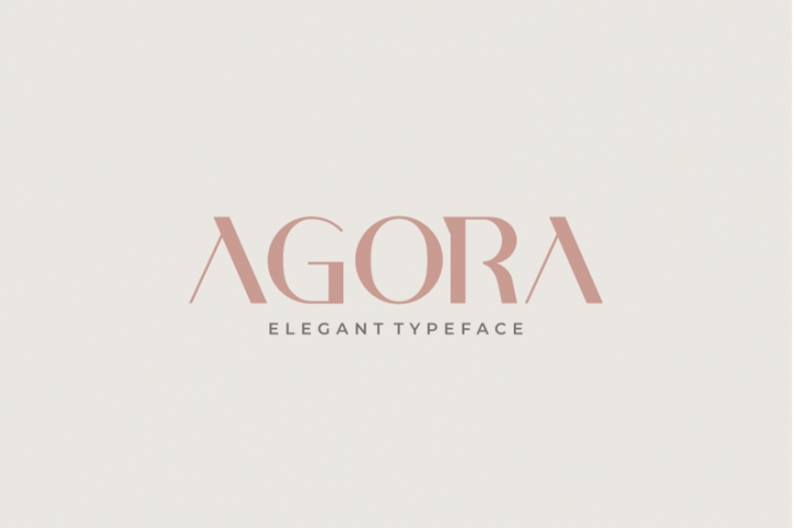 AGORA - Elegant Typeface Font Download