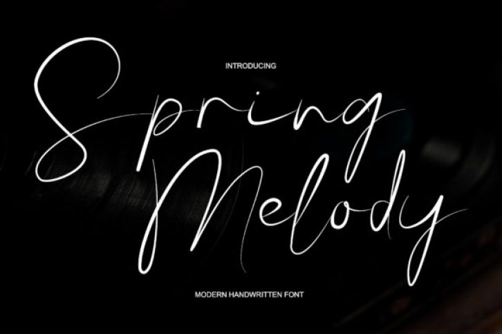 Spring Melody Font Download