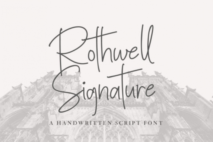 Rothwell Signature Font Download