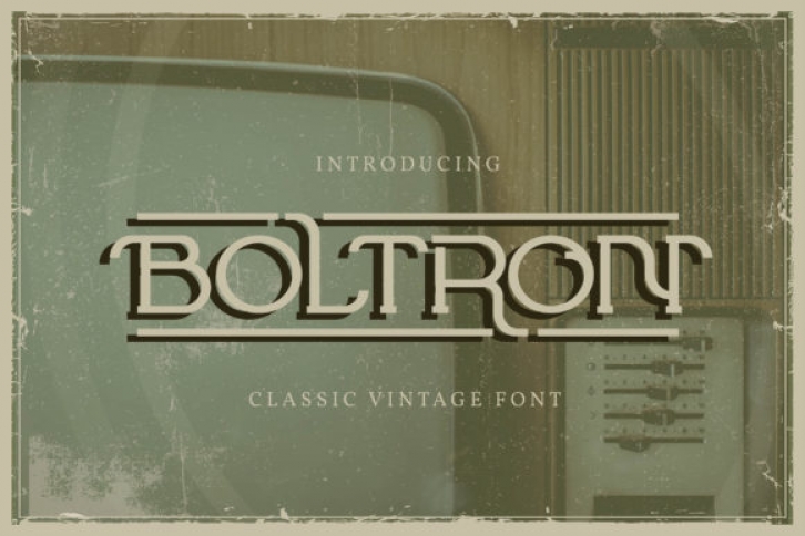Boltron Font Download