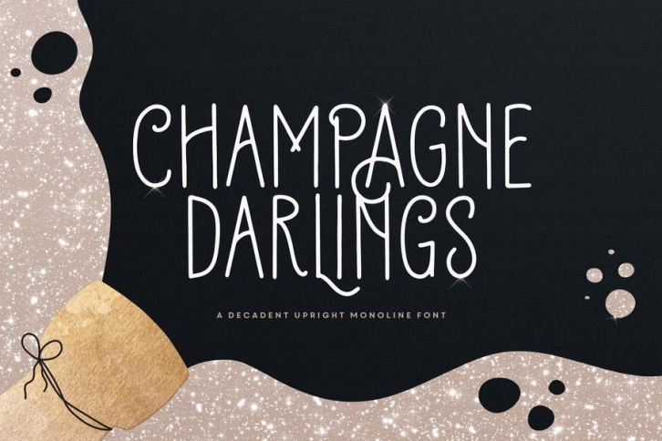 Champagne Darlings Typeface Font Download