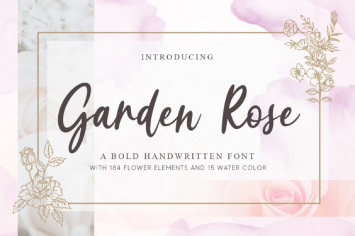 Garden Rose Font Download