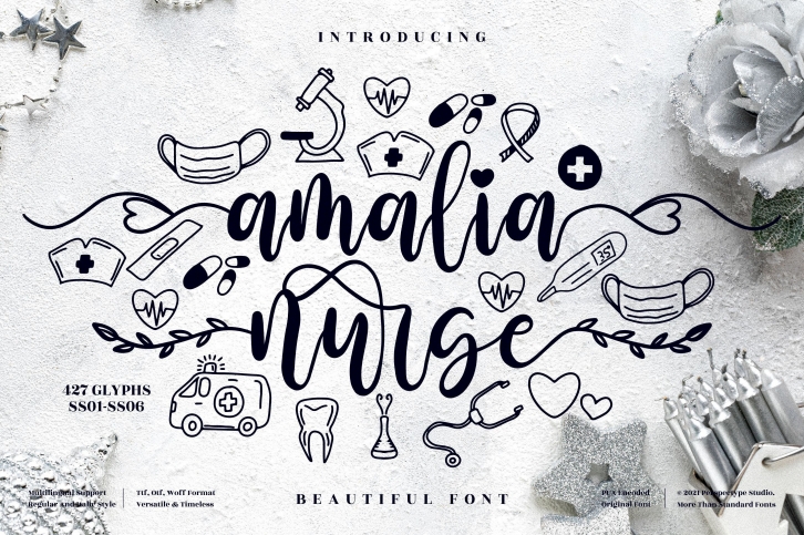 amalia nurse Font Download