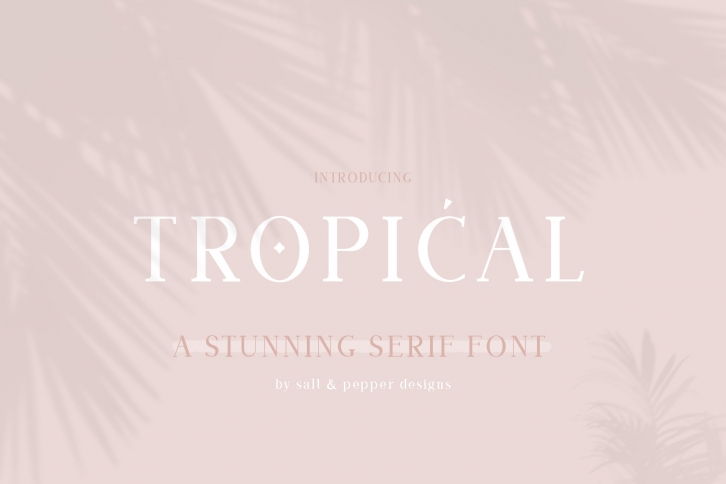 Tropical Serif Font Download