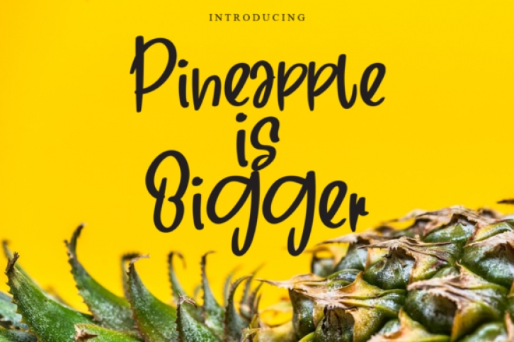 Pineapple in Bigger Font Download