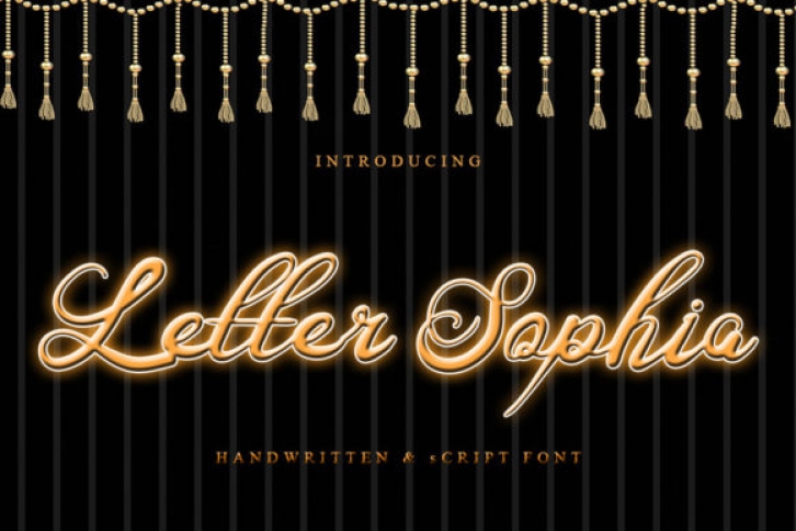 Letter Sophia Font Download
