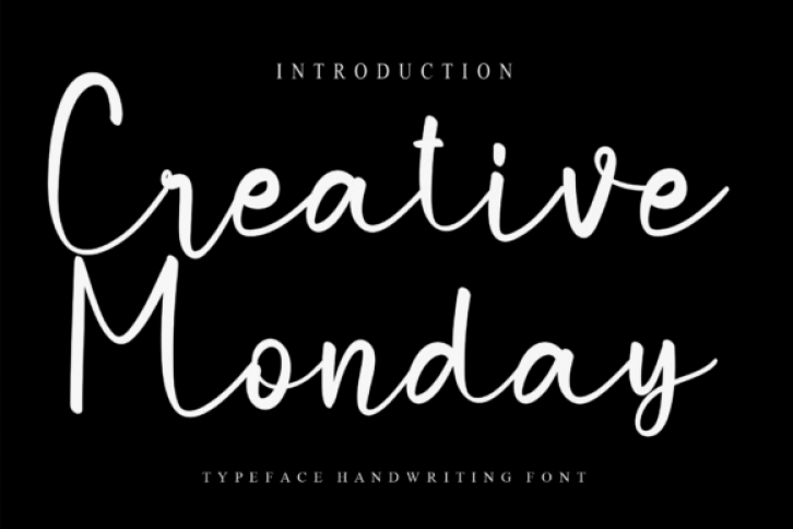 Creative Monday Font Download
