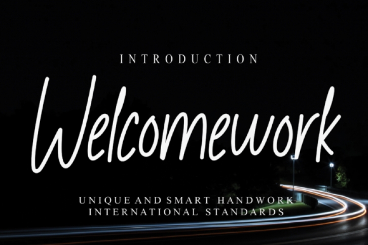 Welcomework Font Download