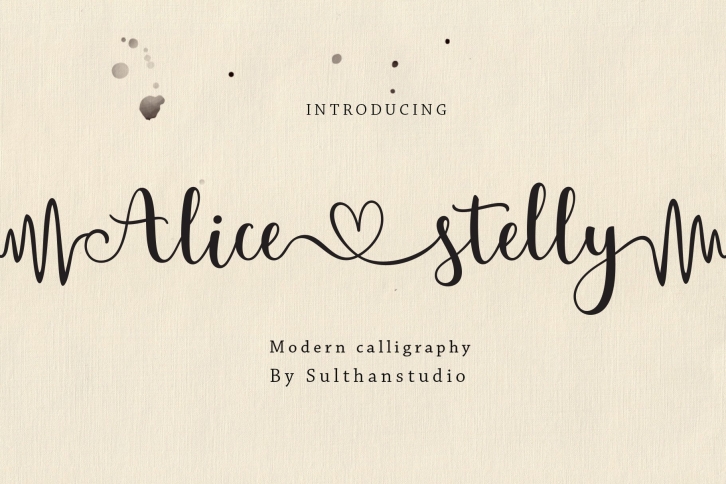 Alice stelly Font Download