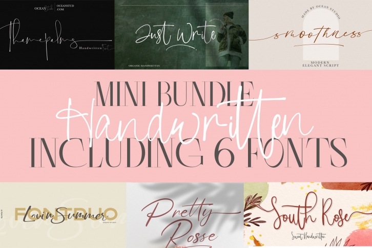 Mini Bundle Handwritten Font Download