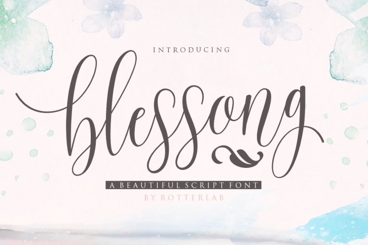 blessong script Font Download