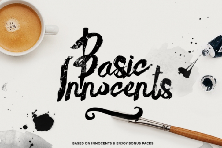 basic rough innocents + bonus pack Font Download