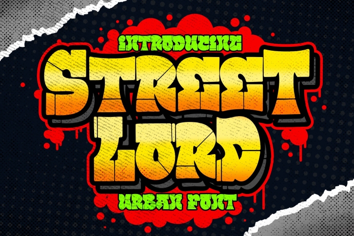 Street Lord Graffiti Font Download