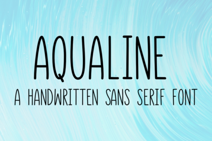 Aqualine Font Download